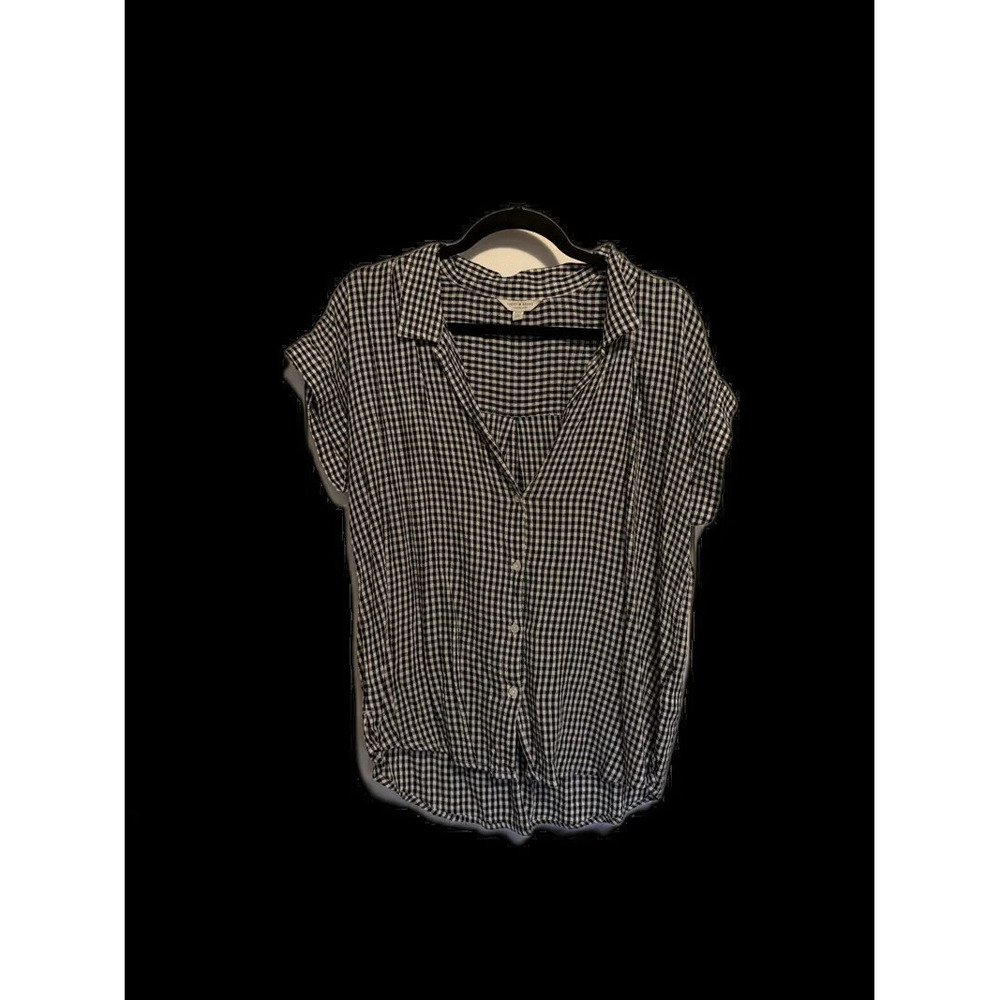 Gingham Button-Up Lucky Brand Medium